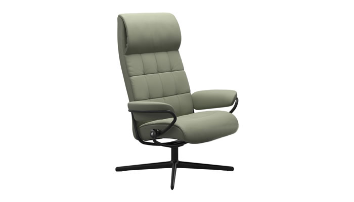 Stressless London High Back in Paloma Shadow Green Leather